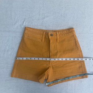 Madewell Yellow Size 0 canvas shorts